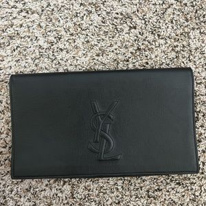 Ysl large black clutch